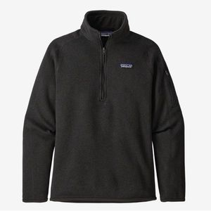 Patagonia Better Sweater 1/2 Zipper Black Size XL